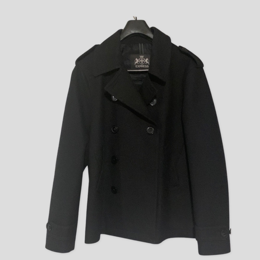 Men’s Wool Trench Coat - Express